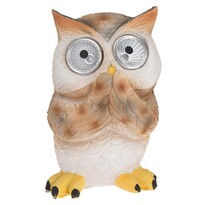 Lampa solarna Standing owl brązowy, 9 x 9 x 12,5 cm Lampa solarna Standing owl brązowy, 9 x 9 x 12,5 cm