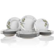 Set de farfurii Banquet Olives, 18 piese
