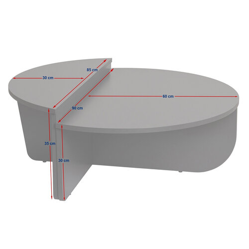 Couchtisch Orion Grey
