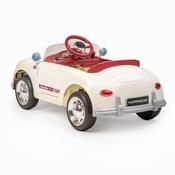 Baby Mix Detské elektrické autíčko Retro Pearl, biela