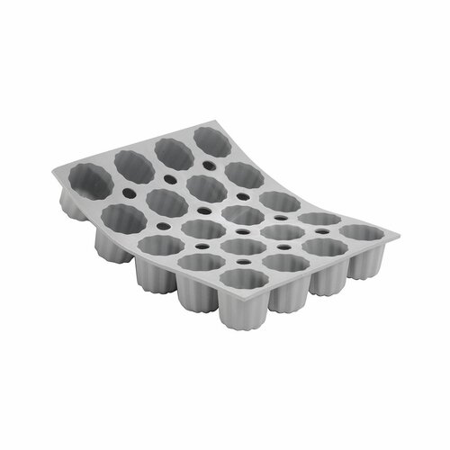 De Buyer 1856.21D Silikonform Mini Canelés, 20 Stück