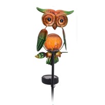 Solárna lampa Owl zelená, 12 x 6 x 54 cm Solárna lampa Owl zelená, 12 x 6 x 54 cm