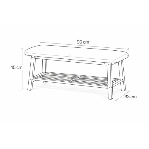 Bambusový botník WABISABI Cushion Rack