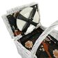 Picknickkorb für 2 Personen Weiß, 38 x 26 x 26 cmweiß  ,