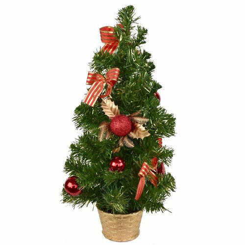 Caronia karácsonyi díszített fa, 45 cm