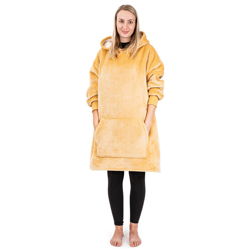 4Home Mikrofleece mikina Beige, velikost L