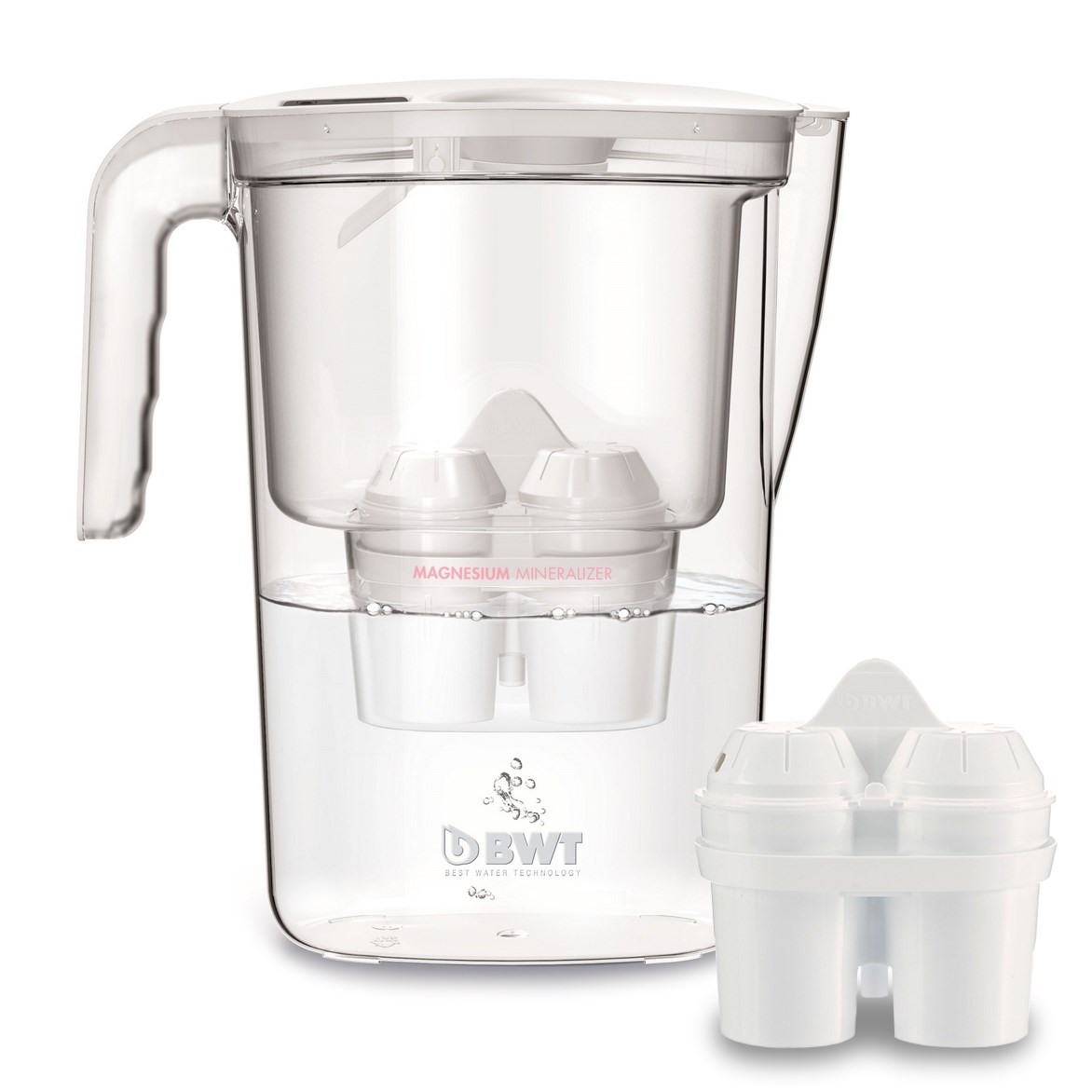 Náhradné filtre BWT magnesium 2 ks + filtračná kanvica VIDA 2,6 l ZADARMO Laica 30034