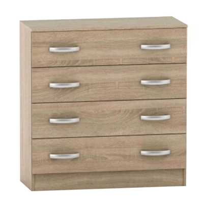 Komoda BETTY 4S, dąb sonoma