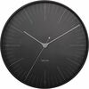 Karlsson 5769BK дизайнерський настінний годинник, діам. 40 см