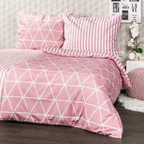 Lenjerie bumbac 4Home Galaxy, roz, 140 x 200 cm, 70 x 90 cm Lenjerie bumbac 4Home Galaxy, roz