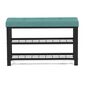 Raft pentru pantofi cu 2 rafturi, verde