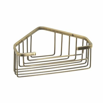 Raft de colț Smart GEDY 2483-44 pentru duș,20 x 8 x 15,1 cm, cupru