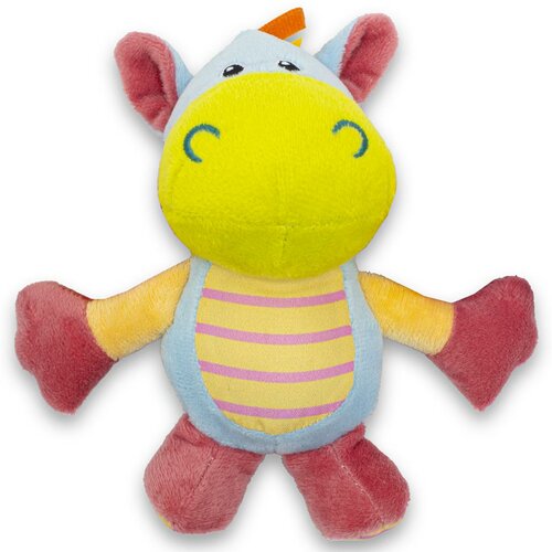 Baby Mix Dětské plyšové chrastítko do kočárku  Hrošík a opička, 28 cm