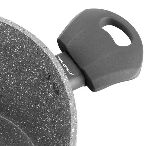 Florina Lava Stone MG lonec s pokrovom, 24 cm, 4l, siva