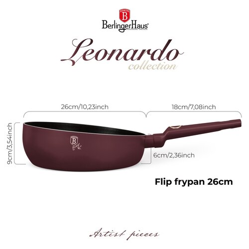 BerlingerHaus Flipová pánev Leonardo 26 cm