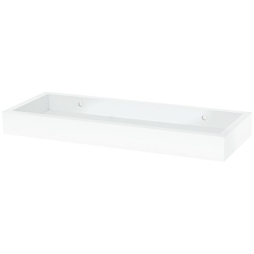 Półka ścienna P-010, matowy biały