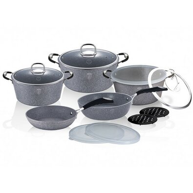 Berlinger Haus 13-delni set Siv kamen Touch Line
