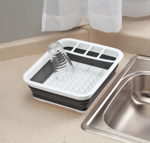 4Home Sklopni silikonski odcejalnik za posodoClean