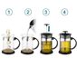 Altom French Press für Kaffee und Tee 800 ml