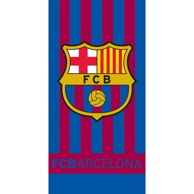 Ręcznik FC Barcelona Stripes, 70 x 140 cm