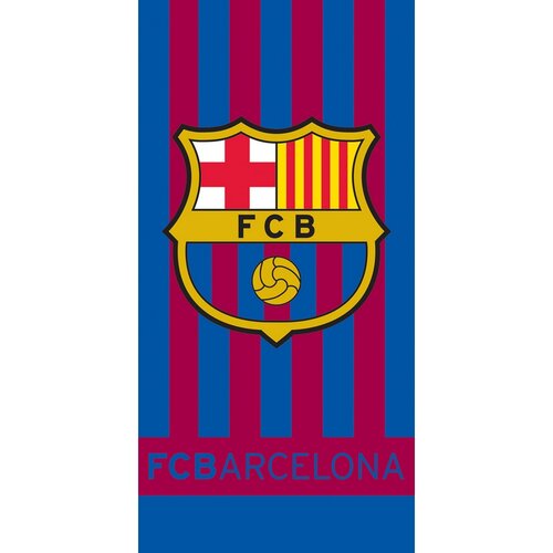 Ręcznik FC Barcelona Stripes, 70 x 140 cm