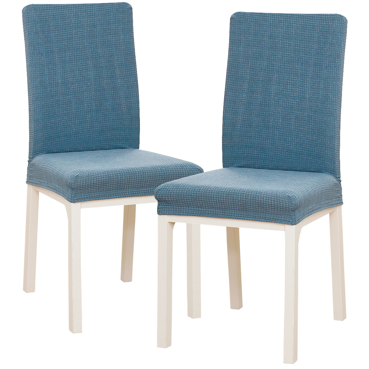 4Home Napínací poťah na stoličku Magic clean modrá, 45 - 50 cm, sada 2 ks