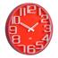 Future Time FT8010RD Numbers Designové nástenné hodiny, pr. 30 cm