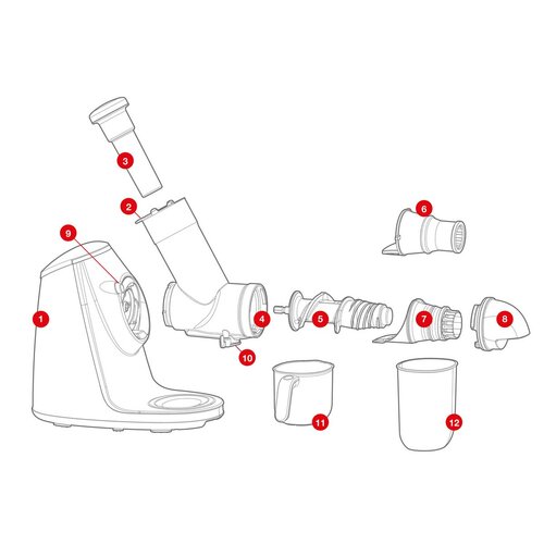 G21 Horizontální odšťavňovač Gracioso