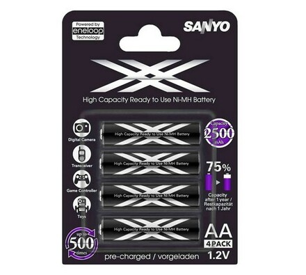 Batérie AA Sanyo Eneloop XX, 4ks