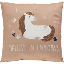 Дитяча подушка Unicorn dream бежева , 40 x 40 см