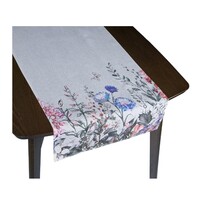 Bellatex Tekač Meadow Flower siva , 40 x 135 cm