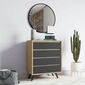 Komoda Suvera Oak and Anthracite
