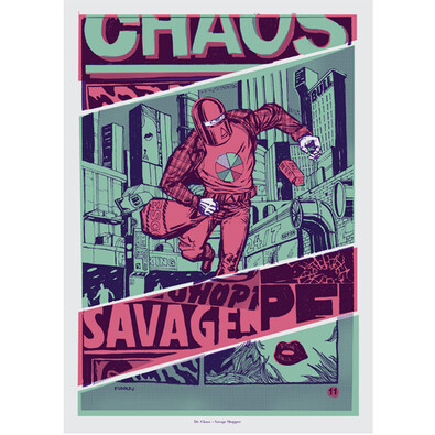 Plakát Savage Shopper 50 x 70 cm, digitální tisk