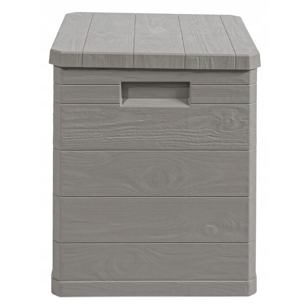 Úložný box na podušky Woody sivá, 90 l
