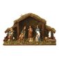 Vánoční dekorace Svítící betlém, 8 postav, 39 x 22,5 x 14 cm