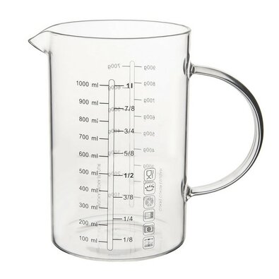 Orion Pahar de măsurare din sticlă borosilicată, 1l