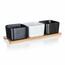 Banquet Komplet skodelic BRILLANTE Bamboo, 24,5 x24,5 x 4,5 cm
