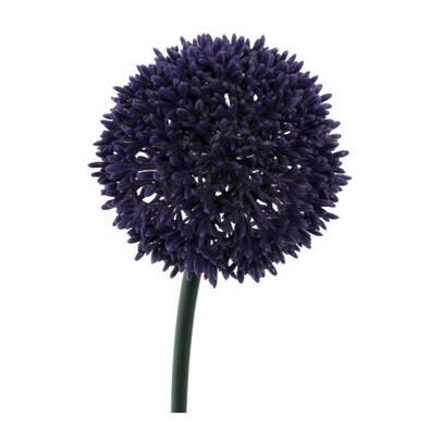 Umělá květina Česnek tmavě fialová, 68 cm