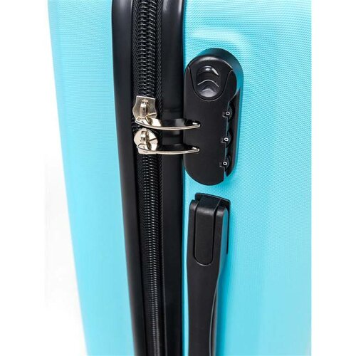 Pretty UP Reisekoffer ABS25 klein, 50 x 35 x 23 cm, Hellblau