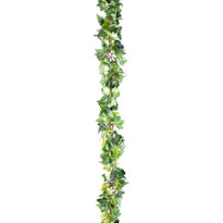 Mű borostyán girland, 180 cm