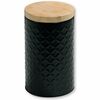 Cutie de depozitare Kesper 38246 din metal, negru,diam. 11 cm