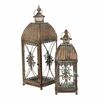 Set de felinare metalice Romance, 2 buc., cupru