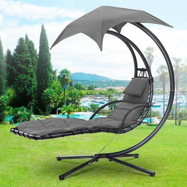Avenberg Relaxačné lehátko / hojdačka Colombo,sivá