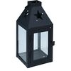 Felinar de metal Hey Star negru, 8 x 8 x 17 cm