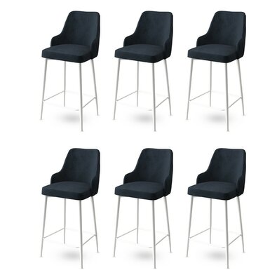 Enox Anthracite bárszék szett, 6 db