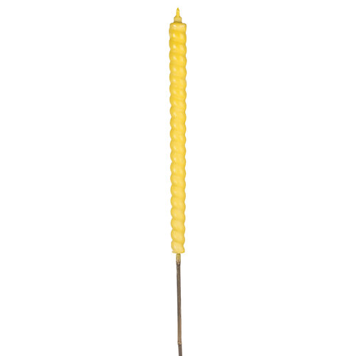 Záhradná svieca Citronella žltá, 100 cm