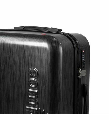 Compactor Potovalna kovčka Cosmos L, 46,5 x 26 x68 cm, temno siva