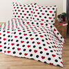 Lenjerie pat 1 pers. 4Home Inimioare, microflanel