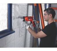 Príklepová vŕtačka + kufrík Black & Decker KR654CRESK