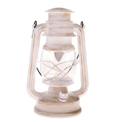 Lanterna cu lumină LED Provence, 14 x 24,5 x 10,5cm, 10 LED, alb cald, plastic